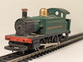 Hornby OO Gauge Holden Class 101 0-4-0T locomotive in GWR green livery on model railway track