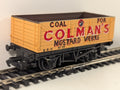 Mainline Railways 37127 OO Gauge Colman’s Mustard 7 Plank Wagon