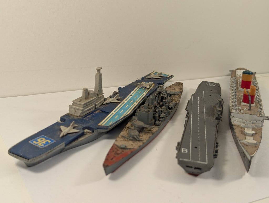 Job Lot Diecast Boat Models Including Matchbox