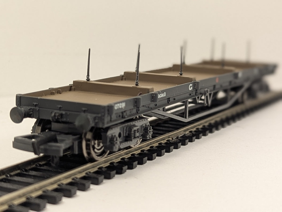 Mainline Railways OO Gauge GWR Bogie Bolster Wagon Macaw B Goods Wagon 107291