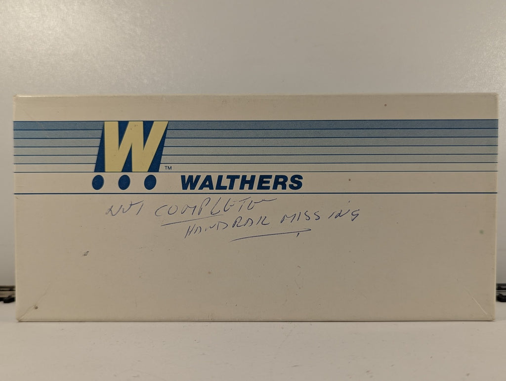 Walthers HO Gauge 30ft Tank Car ECUX 102026 ECUX Black 932-5105