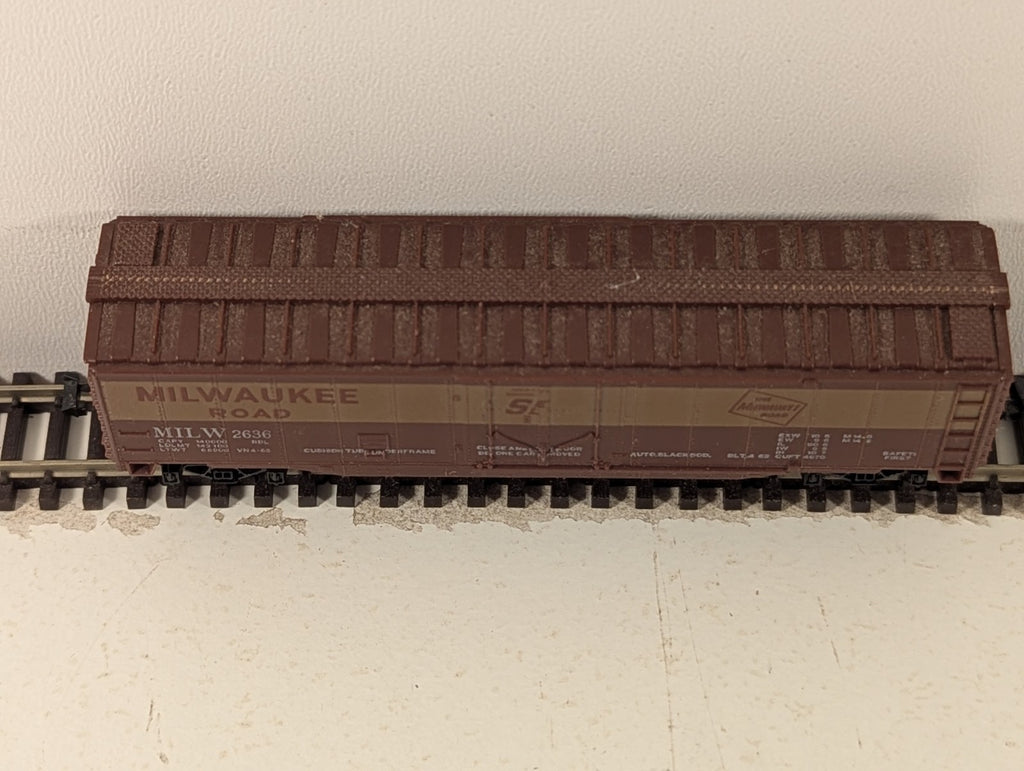 Lima N Gauge Milwaukee Road 51ft Mechanical Boxcar