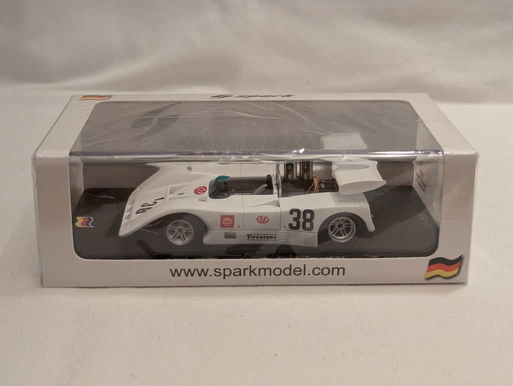 Spark BRM P167 Winner Hockenheim 1971 Die-cast Model Car 38 White SG389