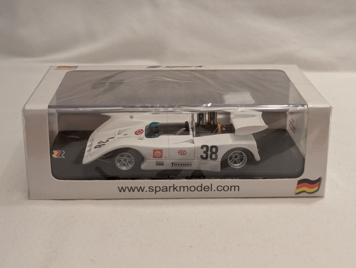 Spark BRM P167 Winner Hockenheim 1971 Die-cast Model Car 38 White SG389