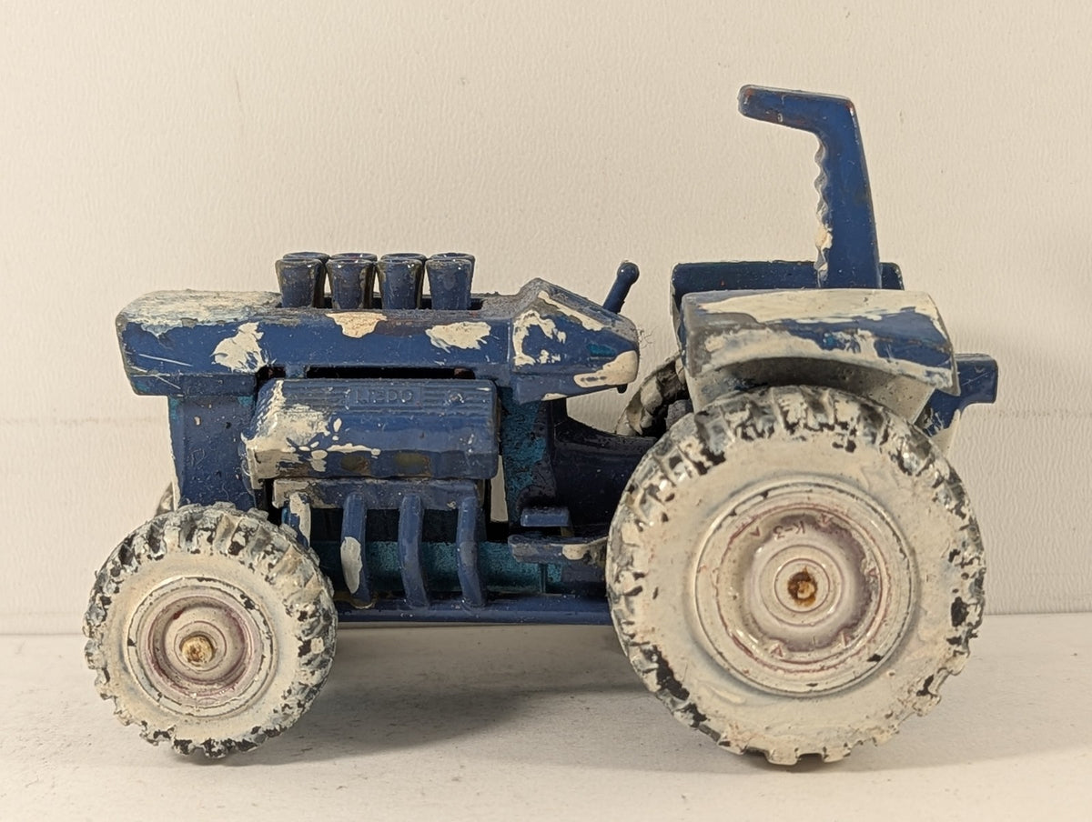 Matchbox Mod Tractor Die-cast Model Tractor Metallic Blue K-3