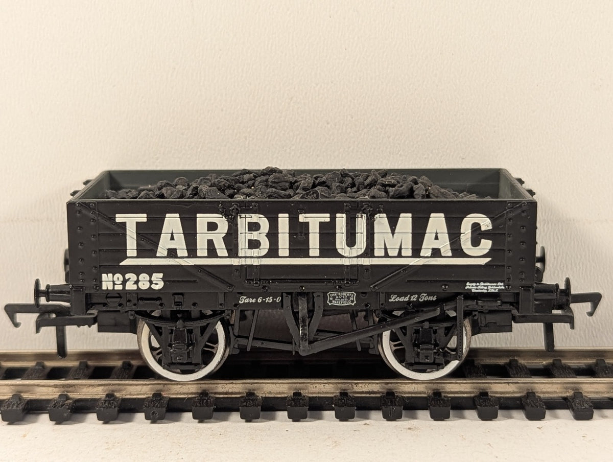 Bachmann OO Gauge 7 Plank Open Wagon Goods Wagon 285 Tarbitumac