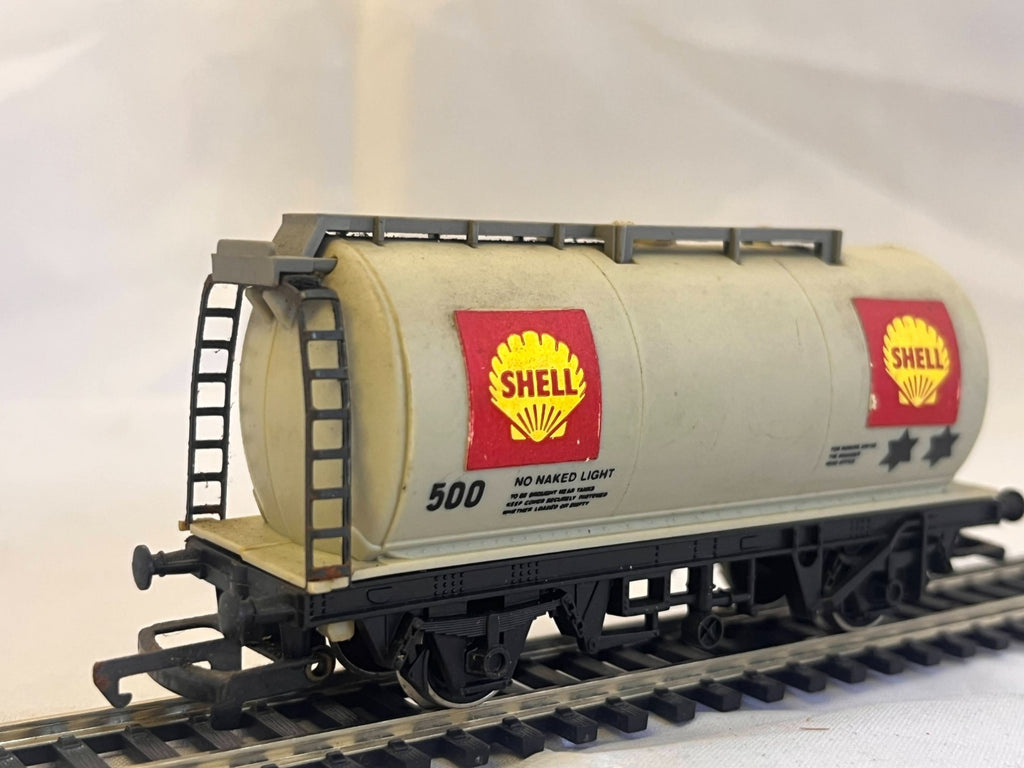 Hornby R020 OO Gauge Grey Shell Tank Wagon Boxed