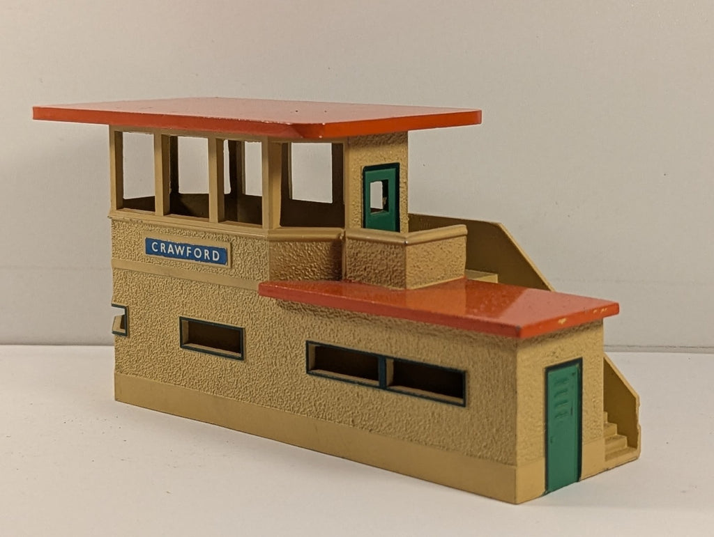 Hornby Dublo OO Gauge D1 Signal Cabin Buildings & Structures Cream