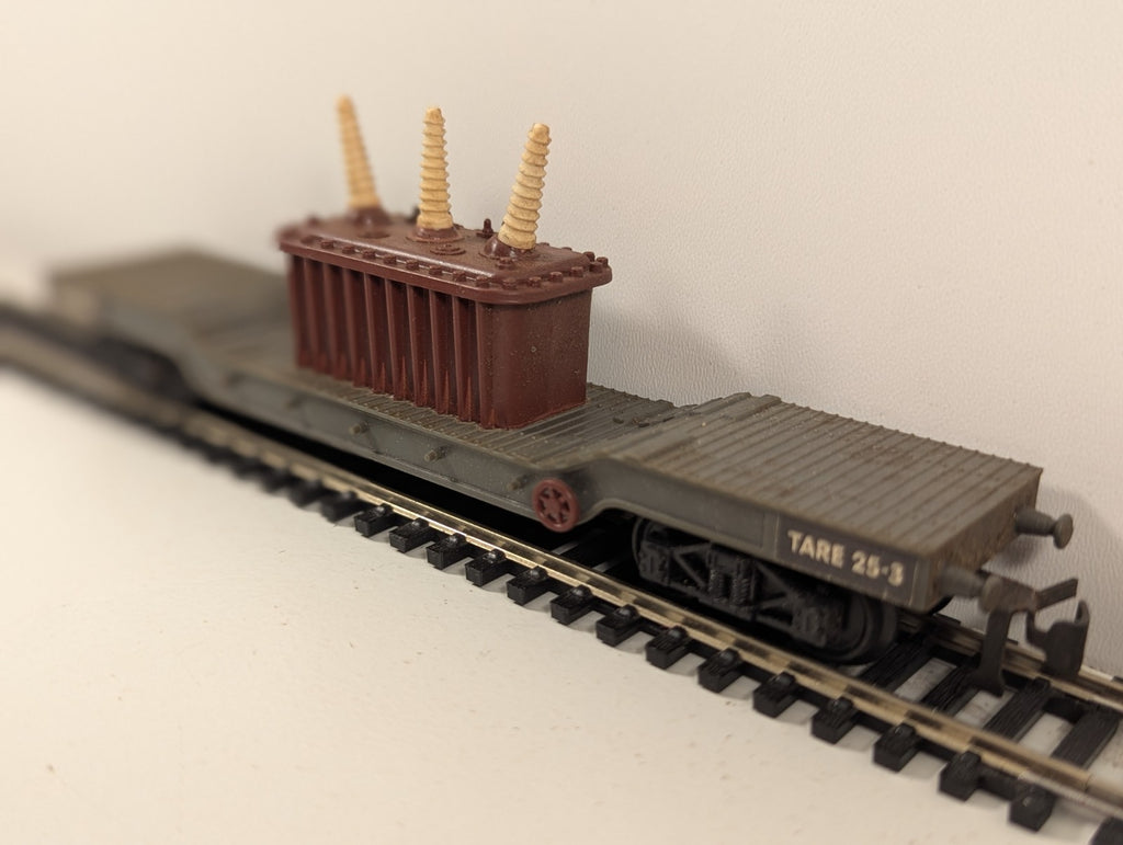 Jouef HO Gauge Bogie Well Wagon With Transformer Load