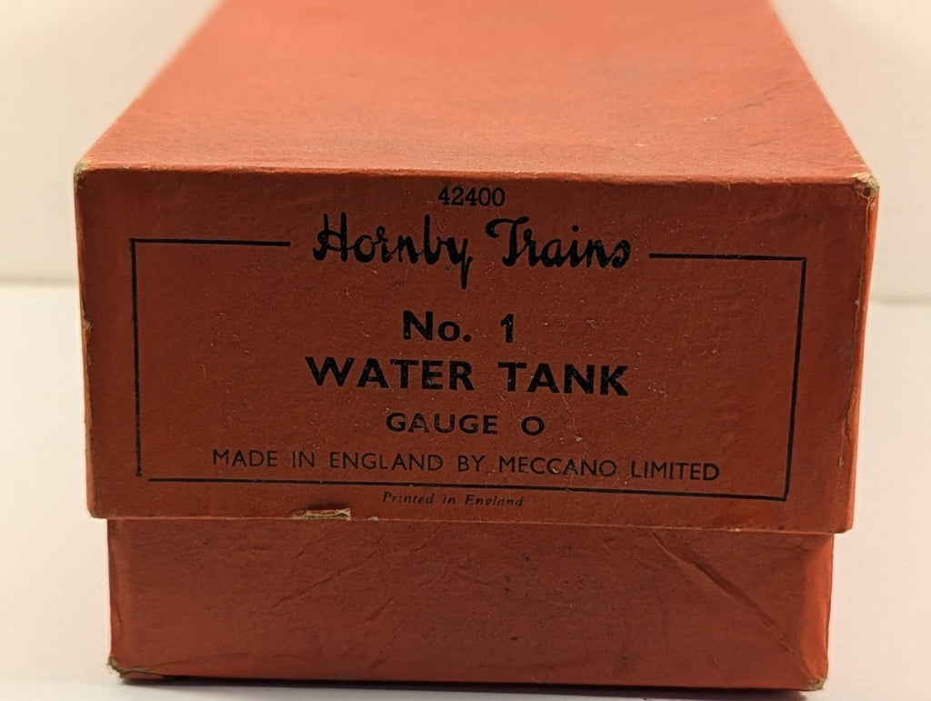 Hornby Trains 42400 O Gauge No.1 Water Tank - boxed