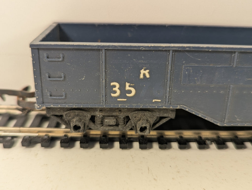 Tri-ang R.116 OO Gauge Gondola Wagon Blue