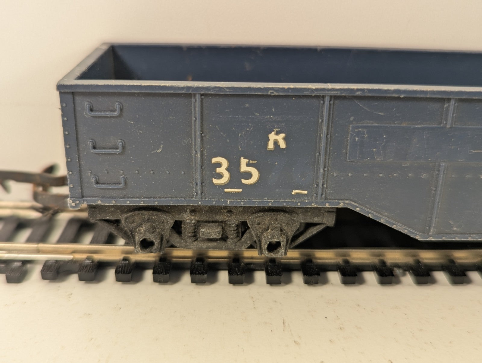 Tri-ang R.116 OO Gauge Gondola Wagon Blue