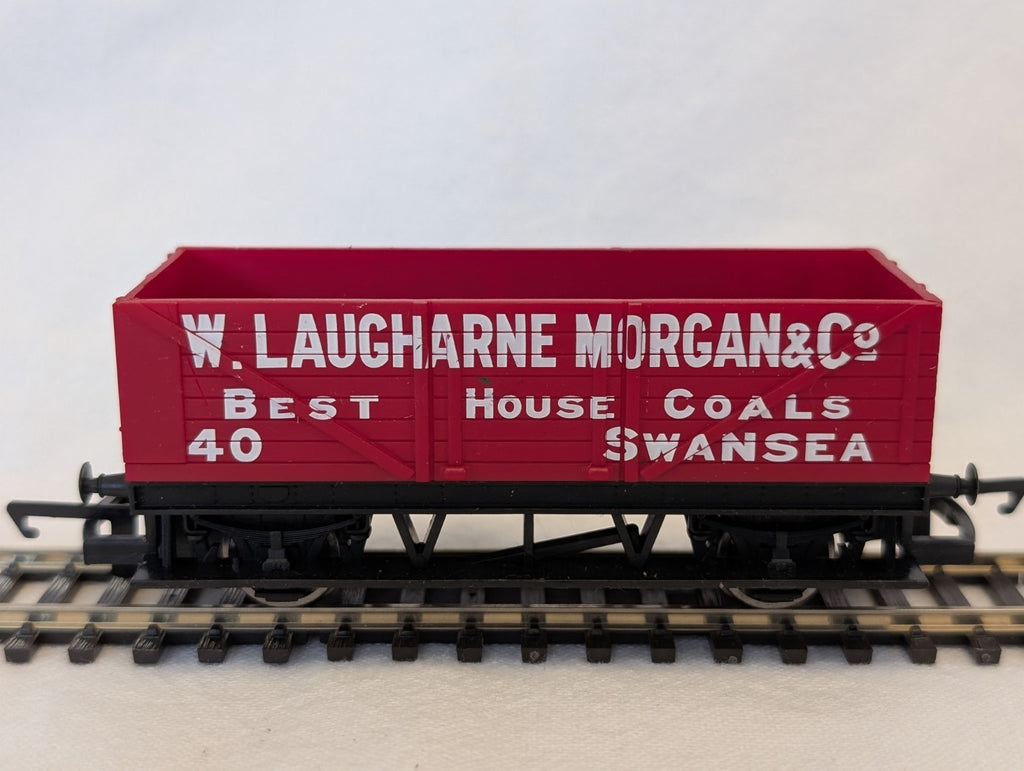 Hornby OO Gauge 7-Plank Open Wagon W. Laugharne Morgan & Co Goods Wagon