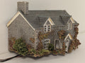 Superquick N Gauge Two Country Cottages Model Railway Building with lights