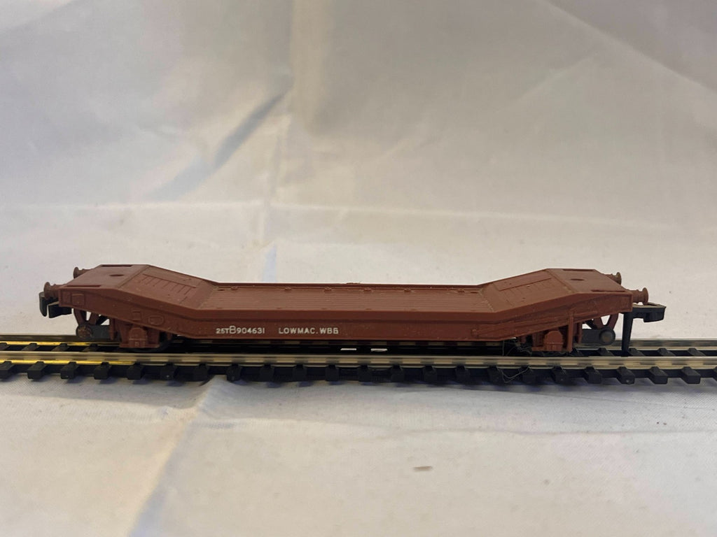 Hornby Dublo 4652 OO Gauge Brown Machine Wagon Lowmac Boxed