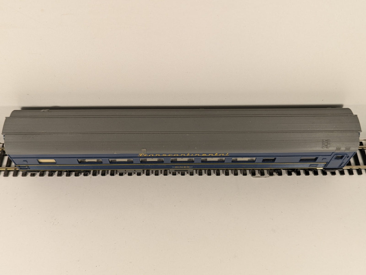 Tri-ang OO Gauge Transcontinental Diner Passenger Coach Transcontinental Blue