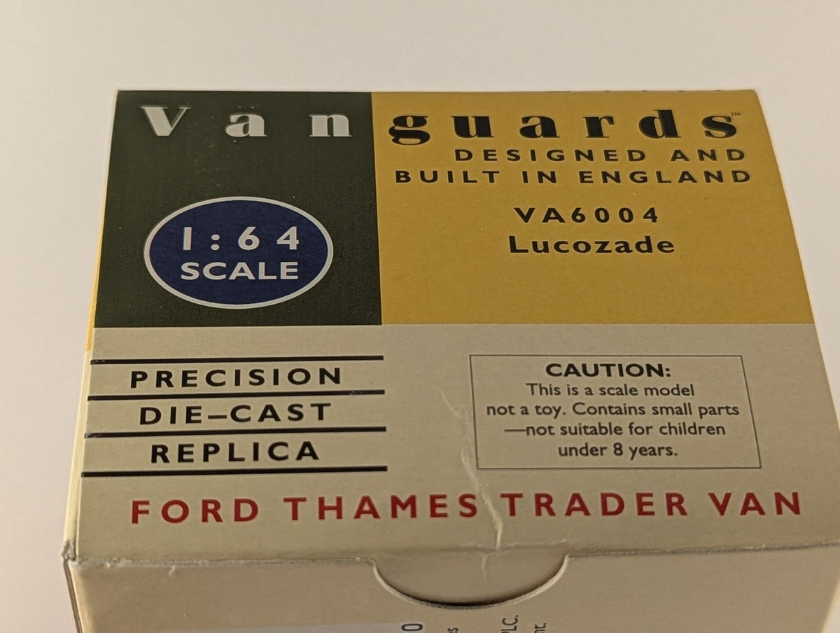 Vanguards 1:64 Ford Thames Trader Van Die-cast Model Truck Lucozade VA6004