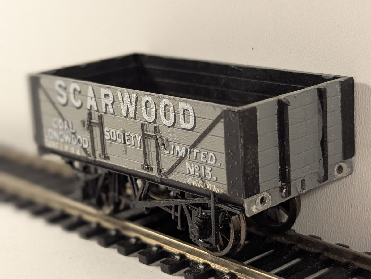 Kitbuilt OO Gauge 5-Plank Open Wagon Scarwood Coal Society 13