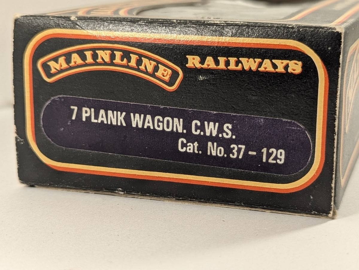 Mainline Railways OO Gauge 7 Plank Wagon C.W.S. Goods Wagon 1941 C.W.S. Brown