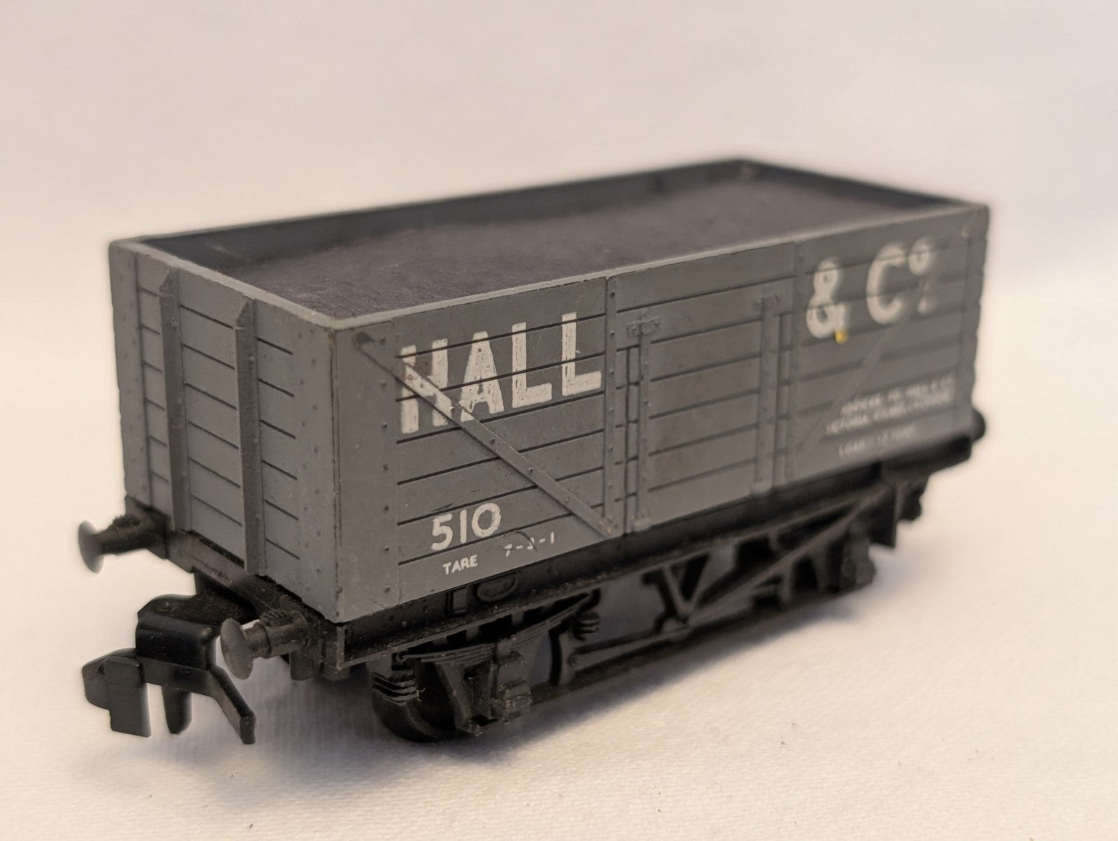 Trix OO Gauge 7 Plank Open Wagon 'Hall & Co' Goods Wagon 510 Hall
