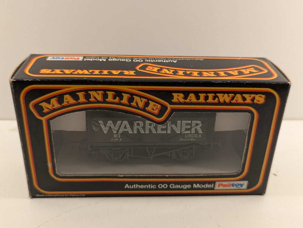 Mainline OO Gauge 37132 5 Plank Wagon Warrener Lincoln Green