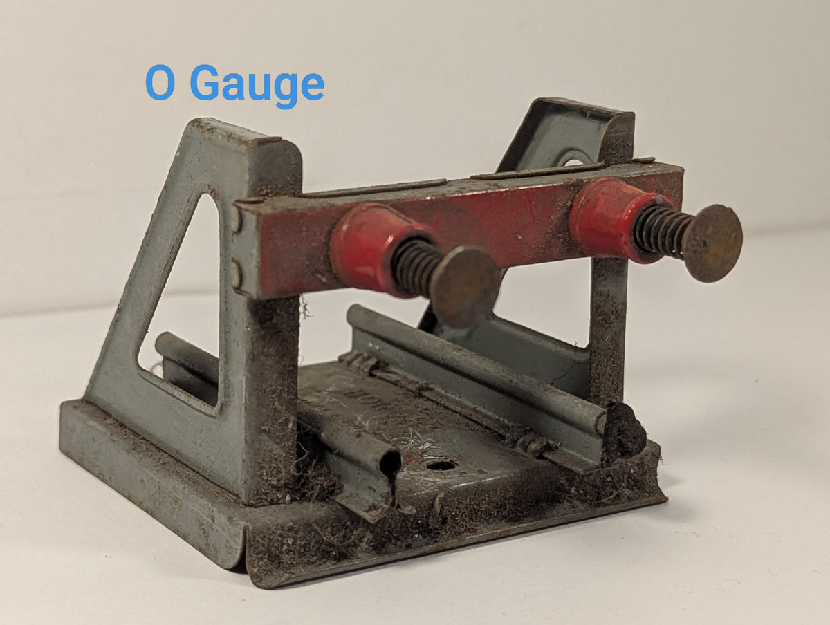 Hornby O Gauge Spring Buffer Stop Grey / Red
