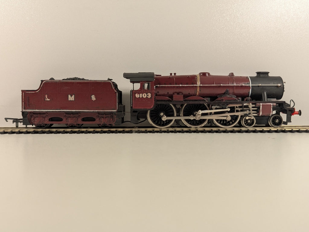 Airfix OO Gauge Royal Scots Fusilier Steam Locomotive - Repainted Maroon