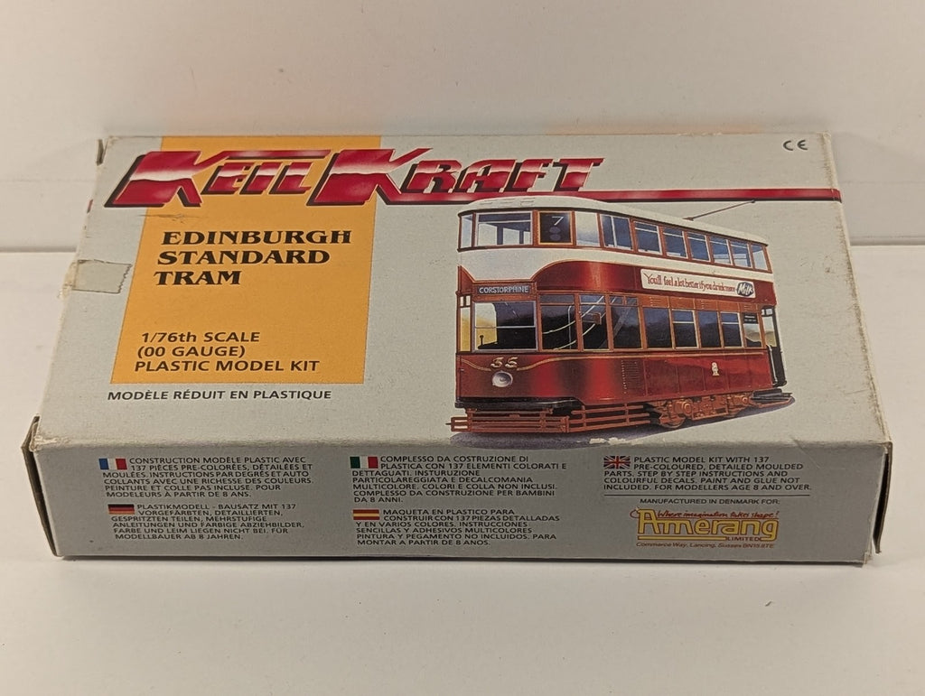 Keil Kraft 1/76 Scale (OO Gauge) Edinburgh Standard Tram Plastic Model Kit 35