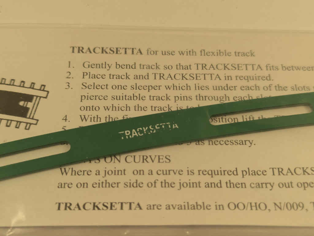 Tracksetta 30" Radius 12mm Gauge Track Laying Template