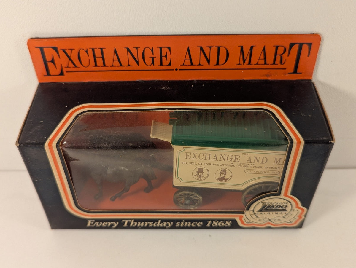 Lledo Exchange & Mart Horse Drawn Delivery Van Die-cast Model