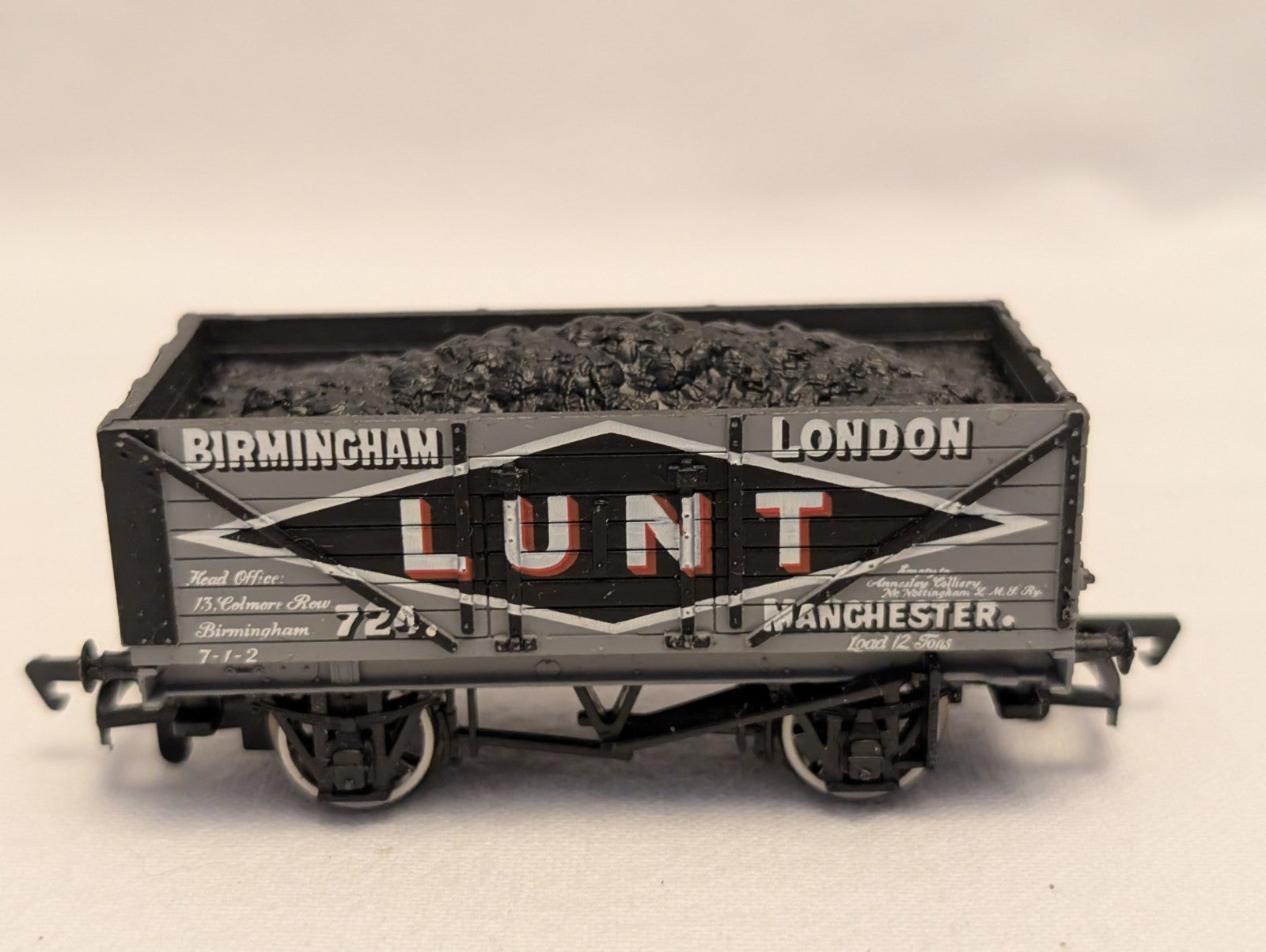 Bachmann OO Gauge 7 Plank Wagon Goods Wagon 724 Lunt