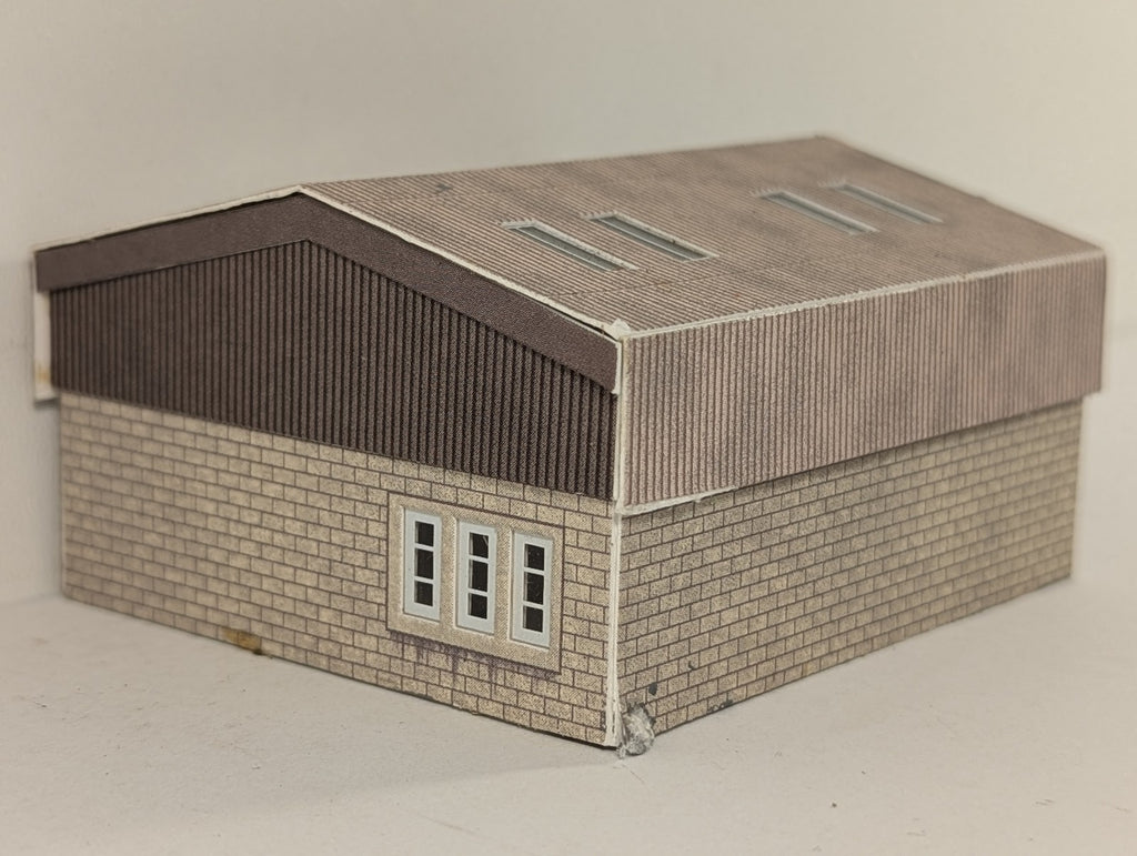 Metcalfe N Gauge Modern Industrial Unit Building Walter Wall Carpets PO284
