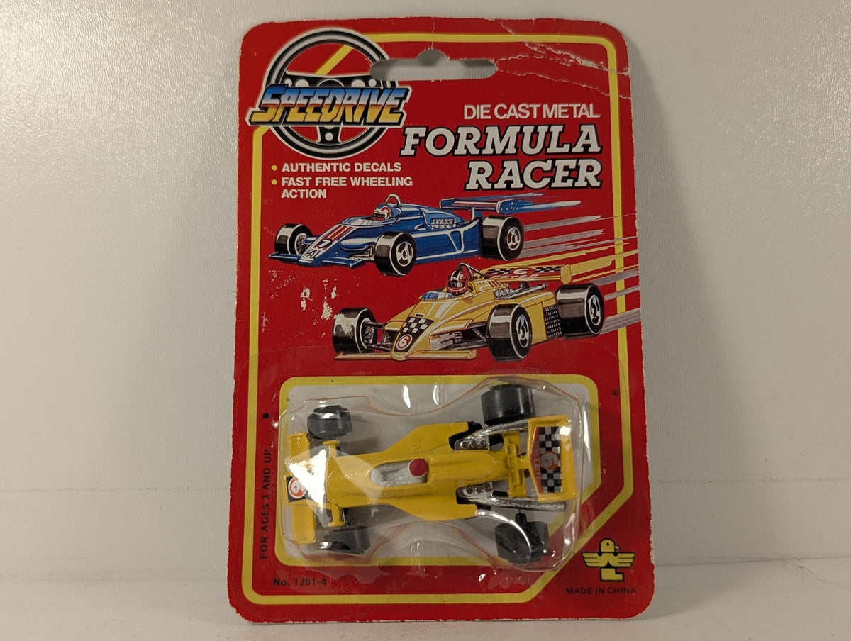 Speedrive Formula Racer Die-cast Model Car 6 Yellow 1201-4