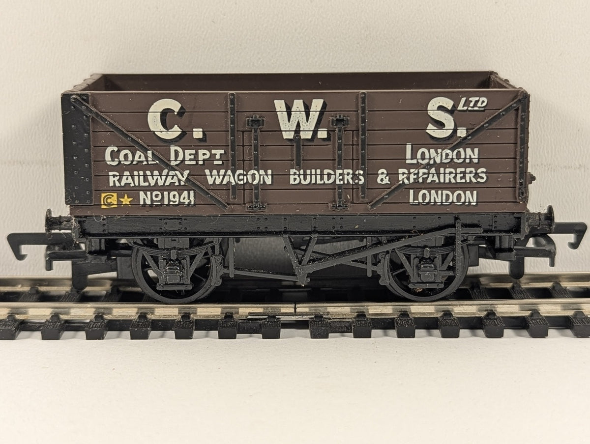 Mainline OO Gauge 7 Plank Wagon C.W.S. Goods Wagon 1941 C.W.S. Brown 37-129