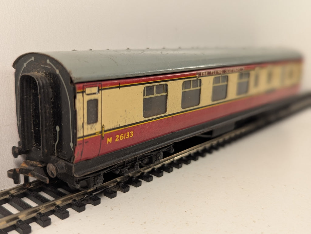 Hornby Dublo OO Gauge BR Crimson & Cream Brake Third Corridor Coach