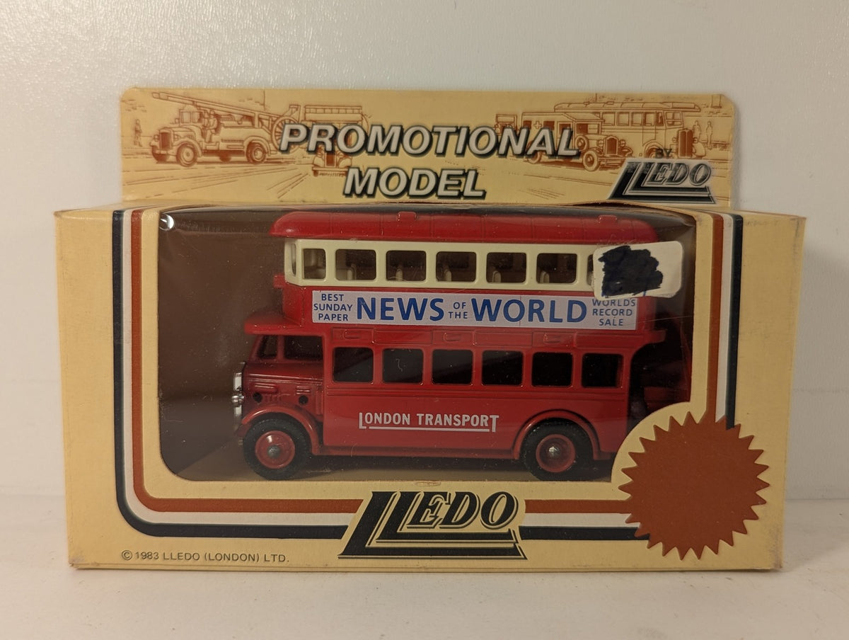 Lledo London Transport Double Decker Bus Die-cast Model Bus
