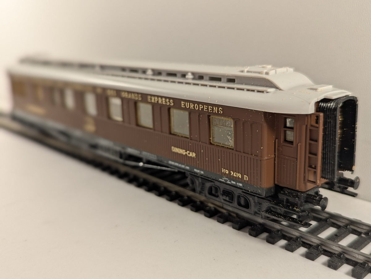 Liliput HO Gauge CIWL Voiture-Restaurant Dining Car Passenger Coach 2419 D