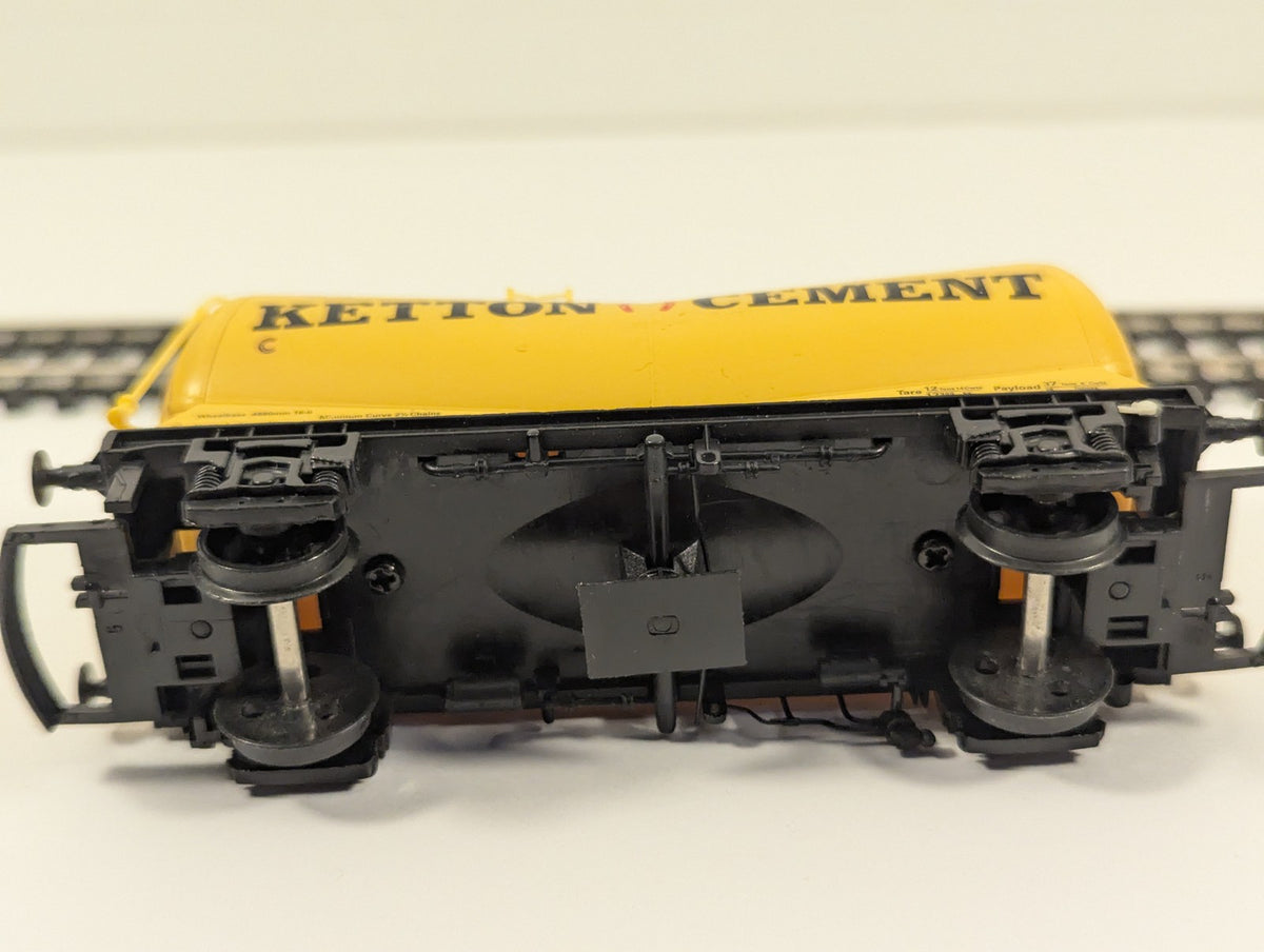 Hornby OO Gauge Depressed Centre Powder Wagon Goods Wagon TLG 9462 Ketton Cement