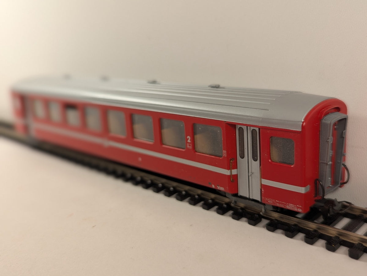 Bemo HOm BVZ Einheitswagen II B 2281 Passenger Coach BVZ Red 3271 501