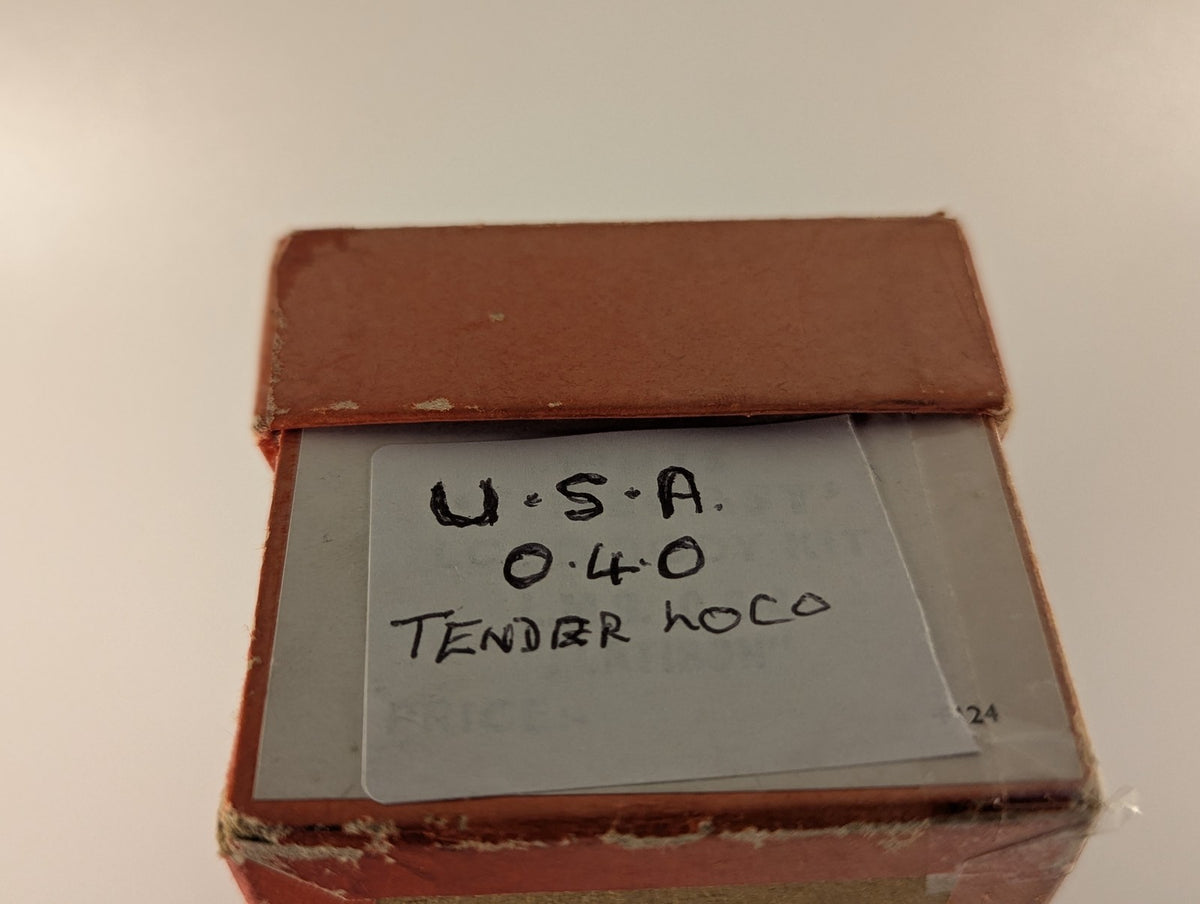 Rivarossi HO Gauge U.S.A. 0-4-0 Tender Locomotive Steam Locomotive Plain Black