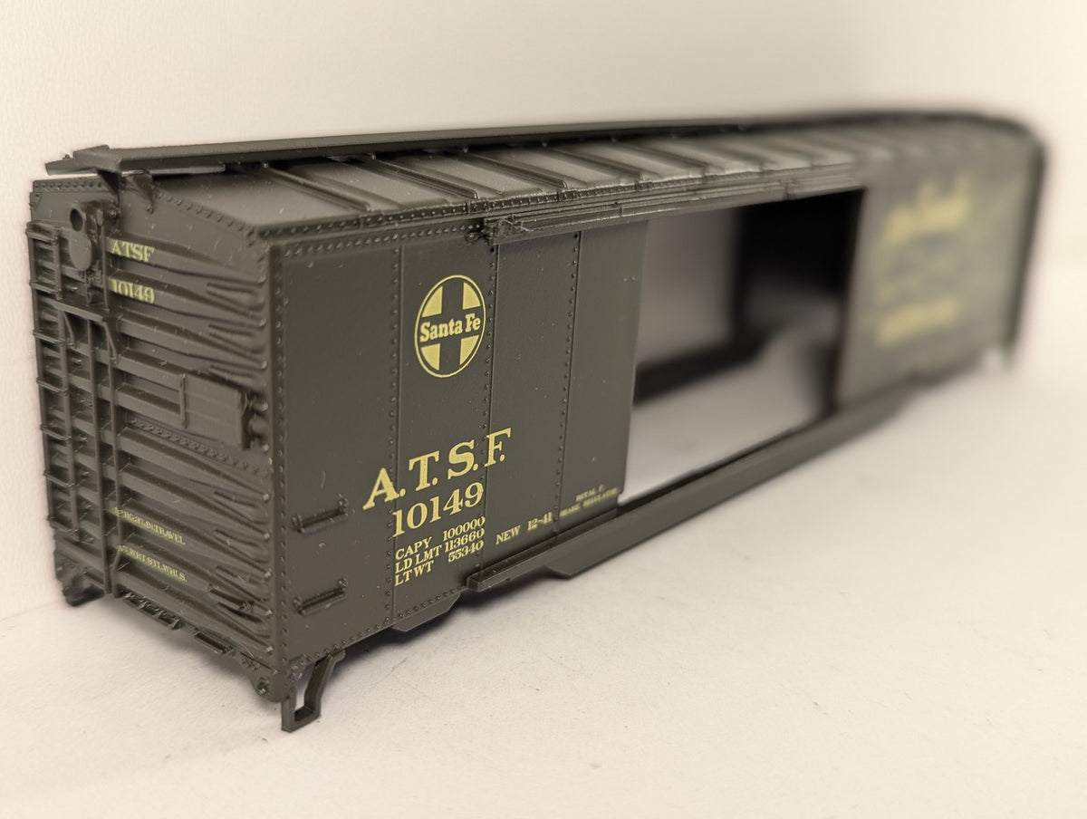 Athearn HO Scale Santa Fe 50' Map Super Chief Boxcar 10149 2908J