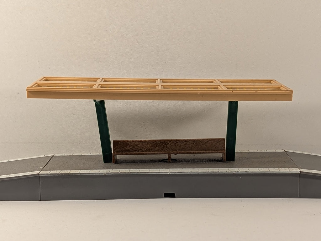 Hornby OO Gauge Island Platform with Canopy and Bench Buildings & Scenery