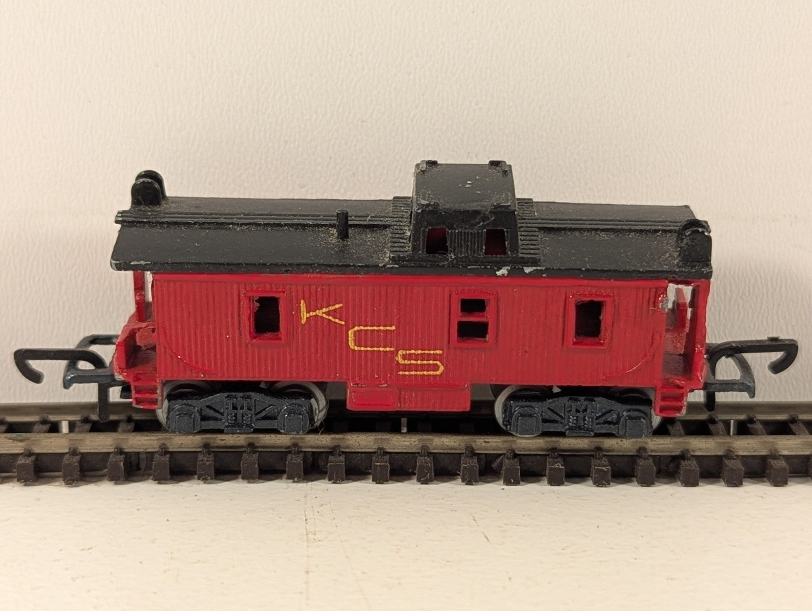 Lone Star Treble-O-Lectric N Gauge Kansas City Southern Caboose