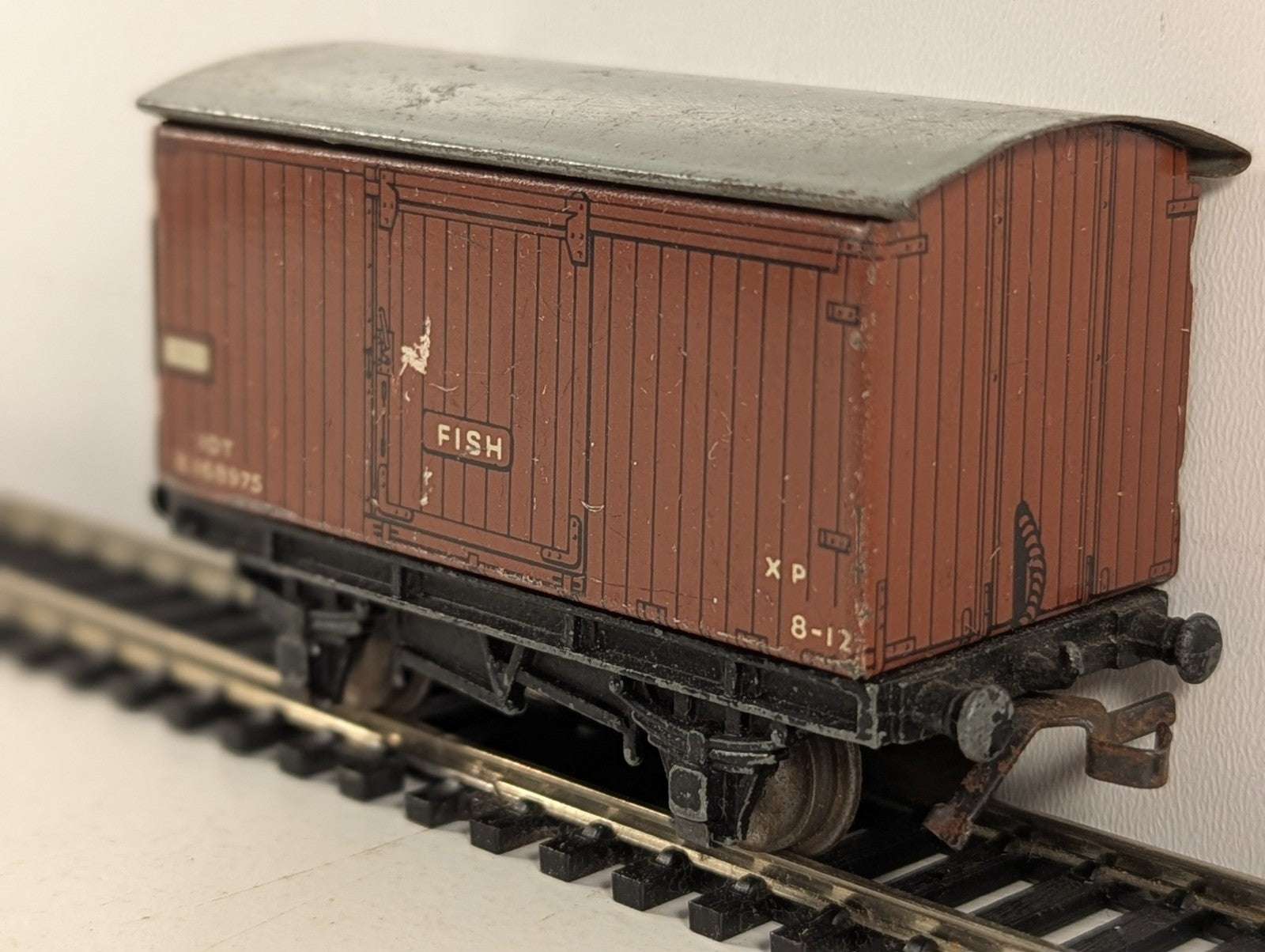 Hornby Dublo OO Gauge BR 10-Ton Fish Van Goods Wagon E168975