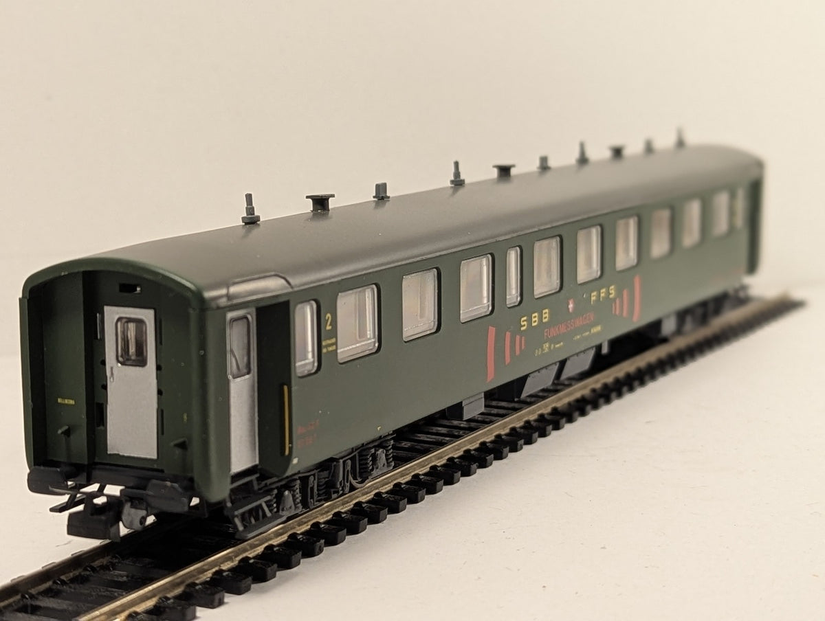 Sachsenmodelle HO Gauge SBB Funkmesswagen / Voiture de Mesure Radio
