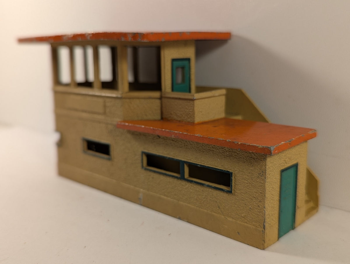 Hornby-Dublo OO Gauge D1 Signal Cabin Building Tan & Orange