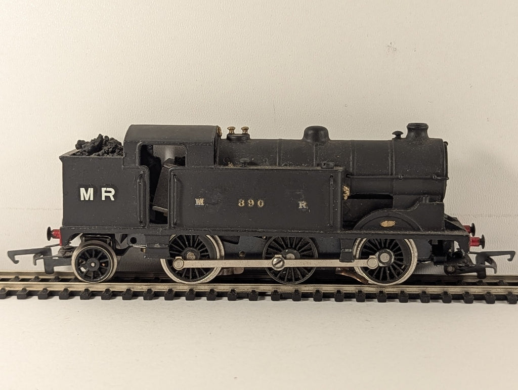 Hornby Dublo OO Gauge Class N2 0-6-2T Steam Locomotive 890 Midland Railway Black