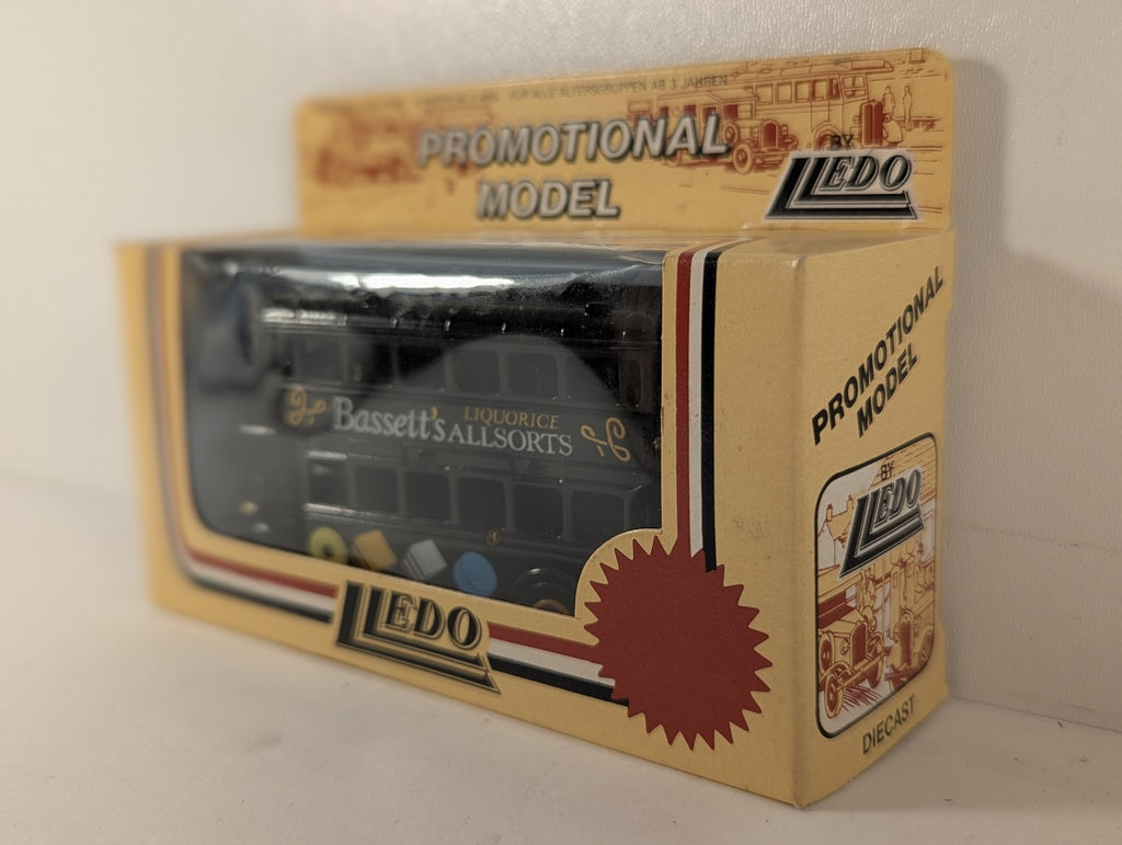 Lledo AEC Regent Double Decker Bus Die-cast Model Bassett's Liquorice Allsorts