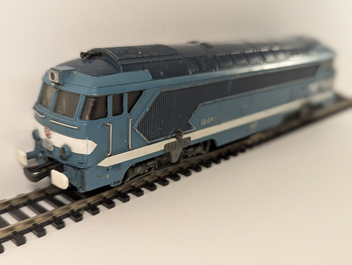 Fleischmann HO Gauge SNCF Class 68000 Diesel Locomotive 68001 SNCF Blue 1386