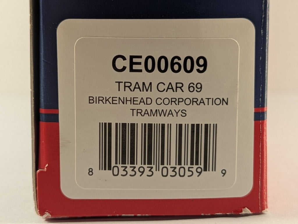 Bachmann OO Gauge Birkenhead Corporation Tramways Tram Car 69
